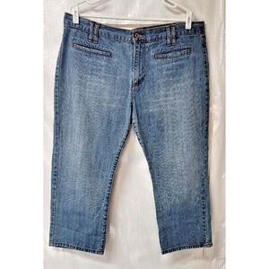 Old Navy Women's OG Straight Ankle Blue Jeans - low waist, size 16